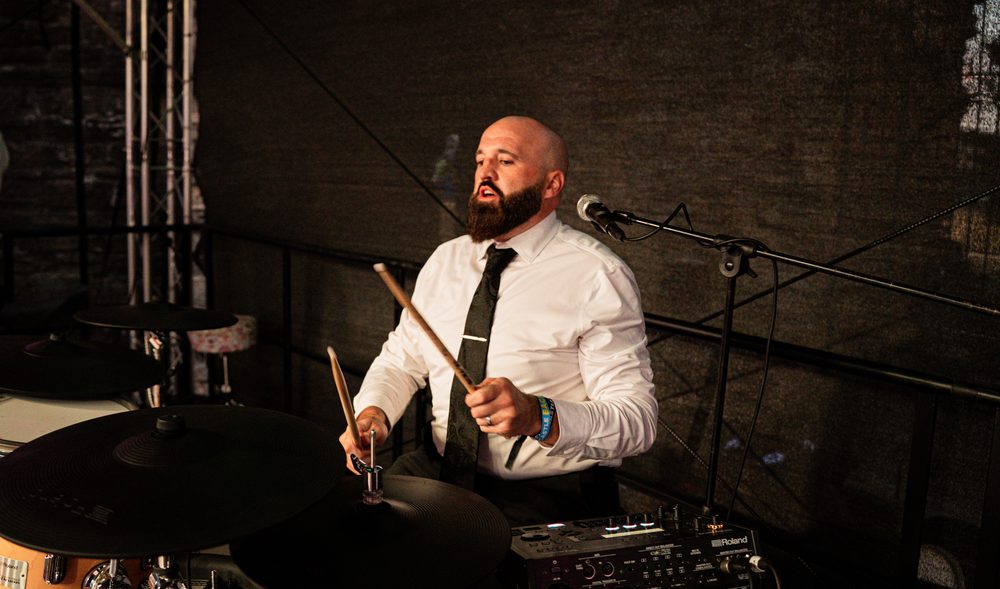 Gaz on drums